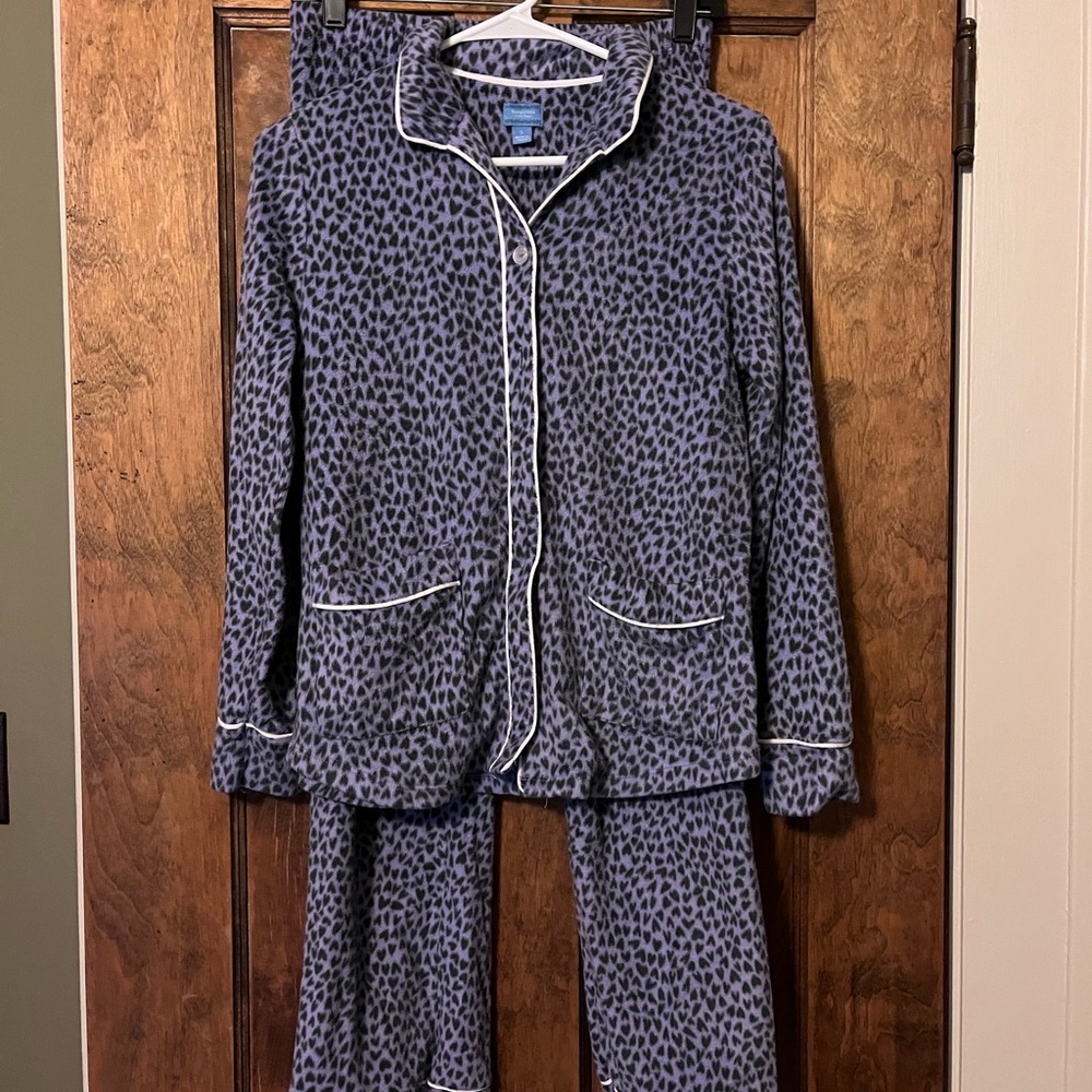 Simply Vera Vera Wang purple fleece pajamas